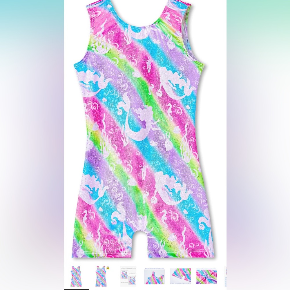 2 Girls Gymnastics Leotards